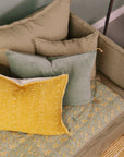 Sofa cover en velours et coton