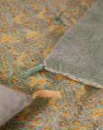 Sofa cover en velours et coton
