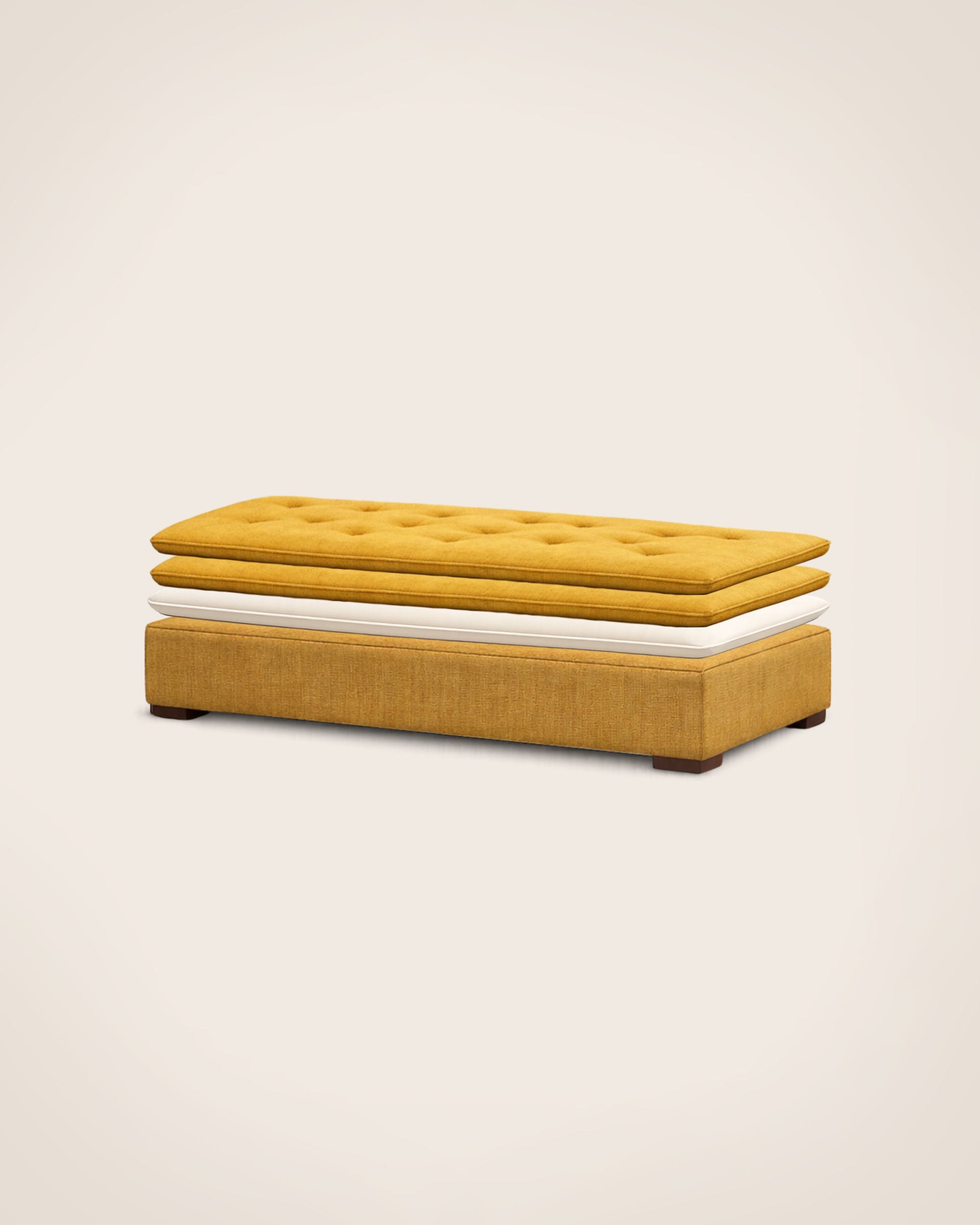 Divan Princesse - Structure Moutarde