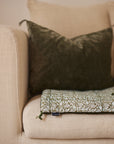 Sofa cover en velours et coton