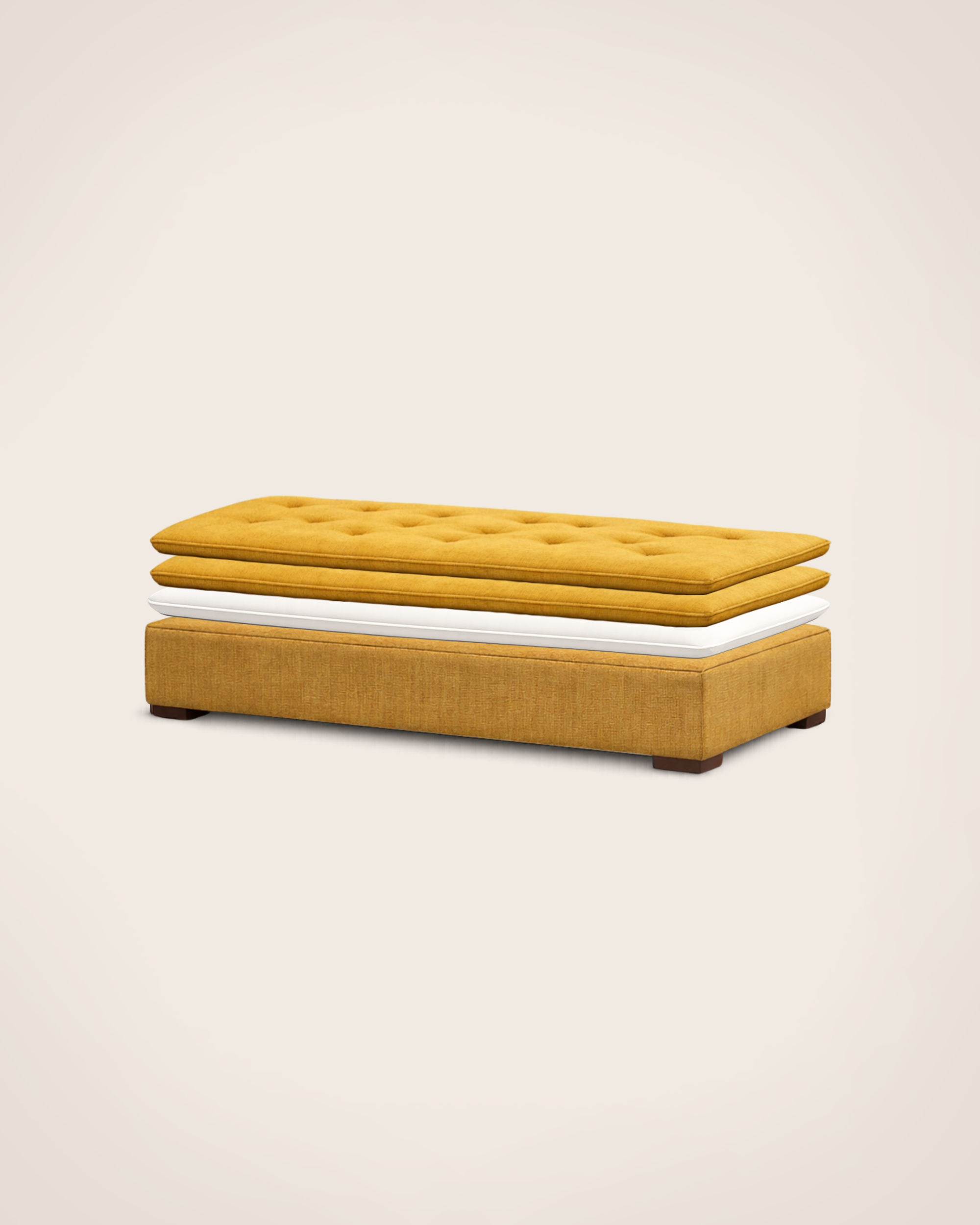 Divan Princesse - Structure Moutarde