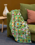 Pièce artisanale Kantha brodé