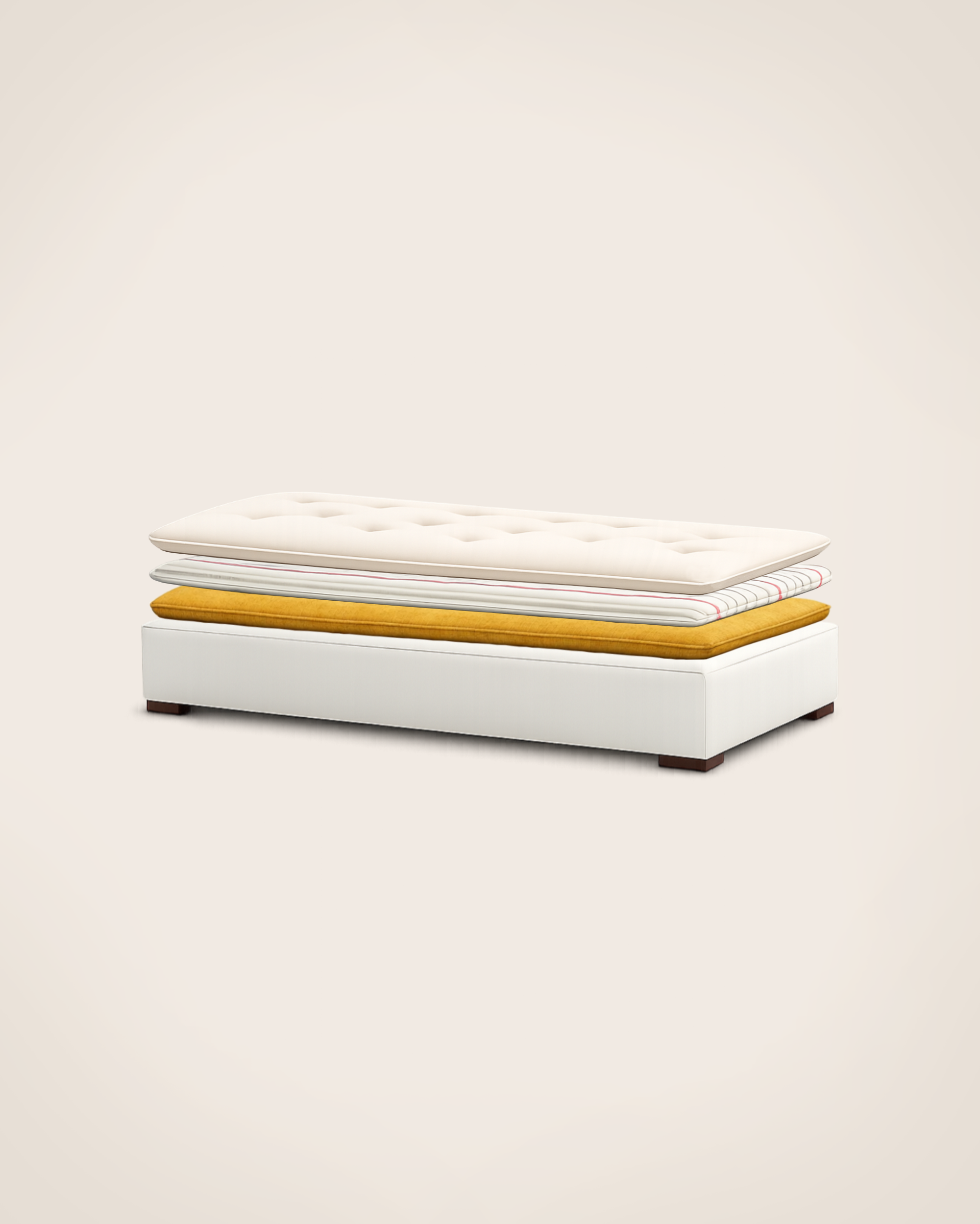 Divan Princesse - Structure Ecru