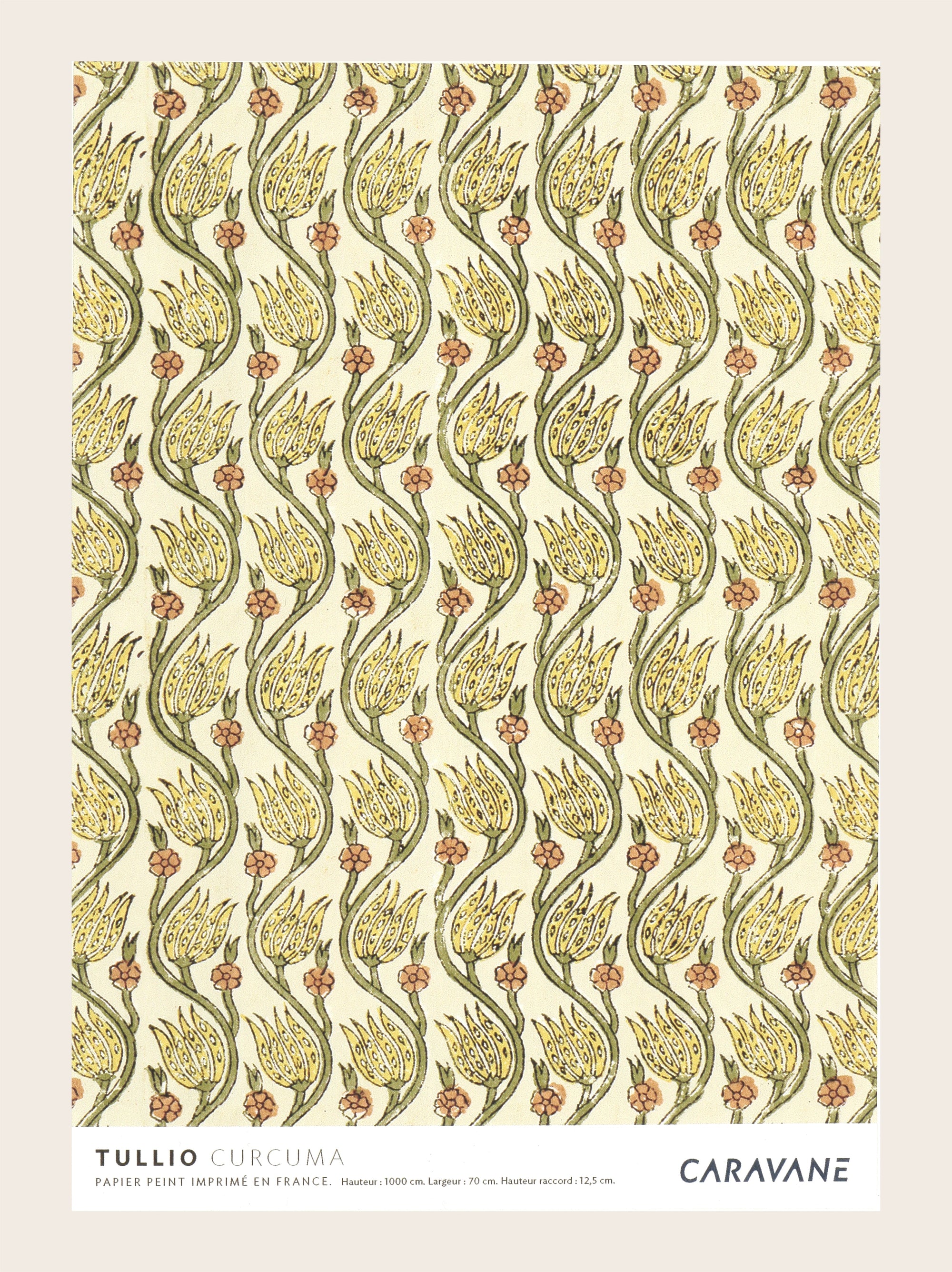 Papier Peint Tullio curcuma