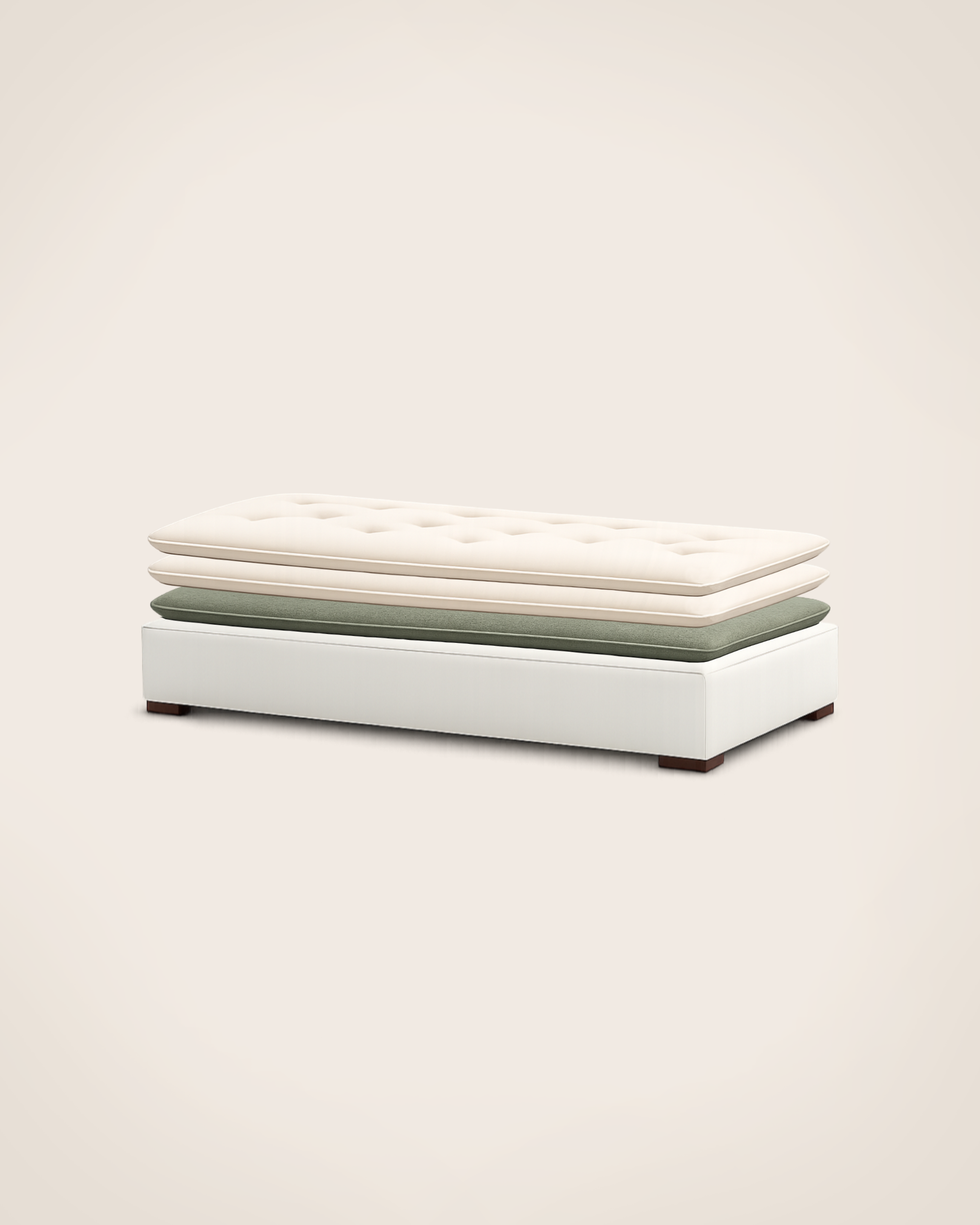 Divan Princesse - Structure Ecru