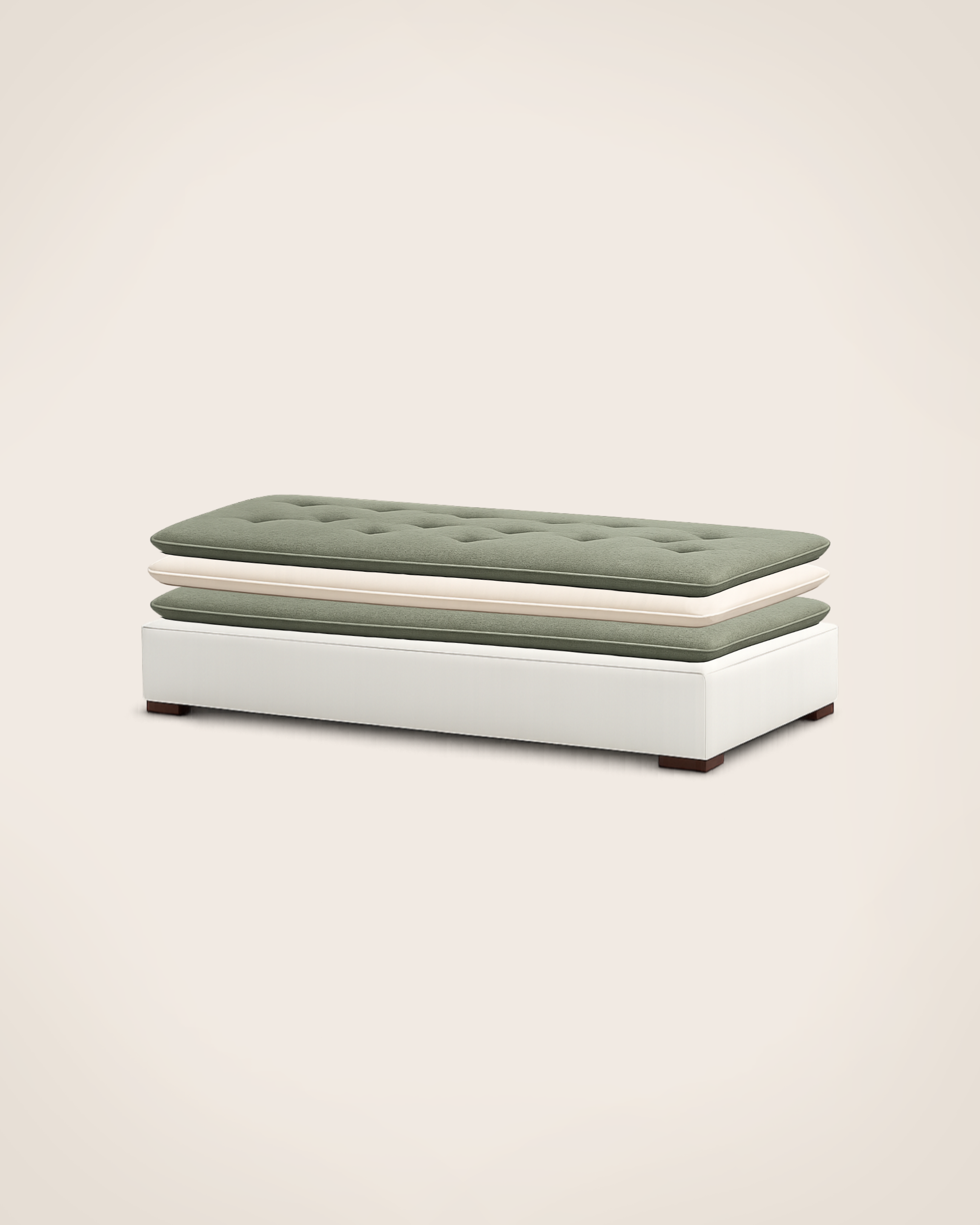 Divan Princesse - Structure Ecru