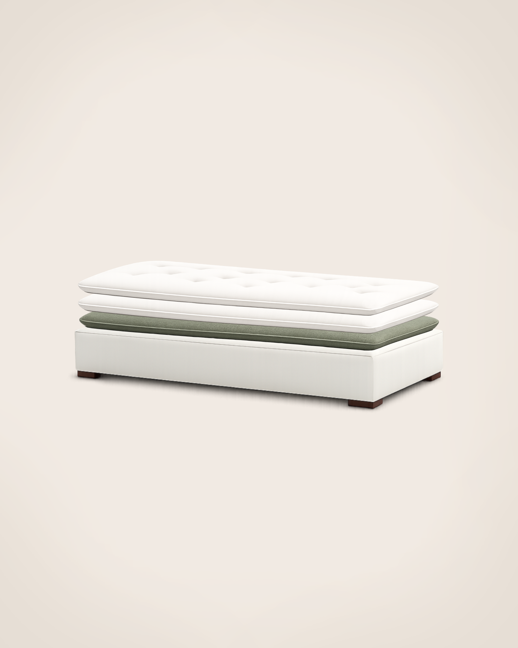 Divan Princesse - Structure Ecru