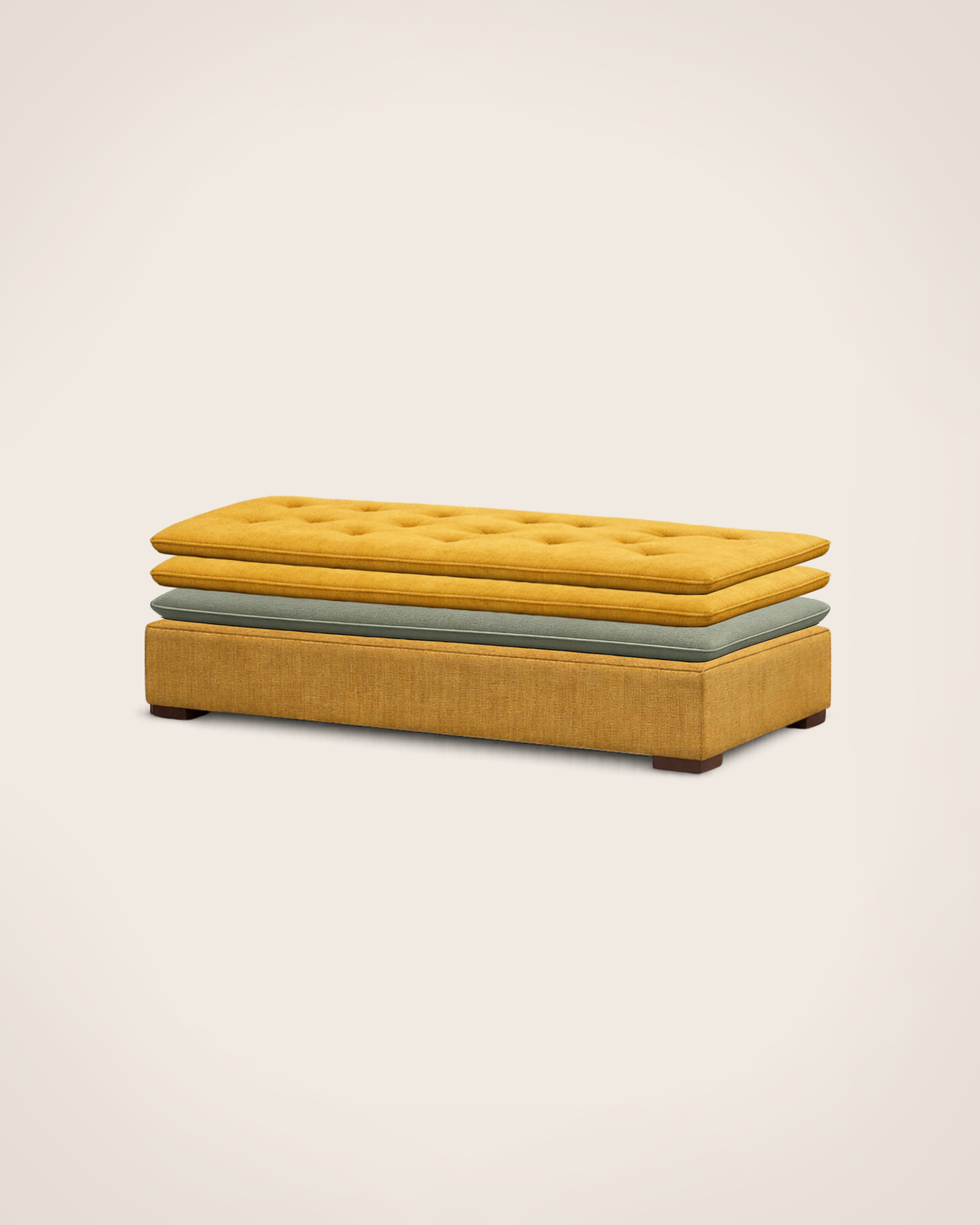 Divan Princesse - Structure Moutarde