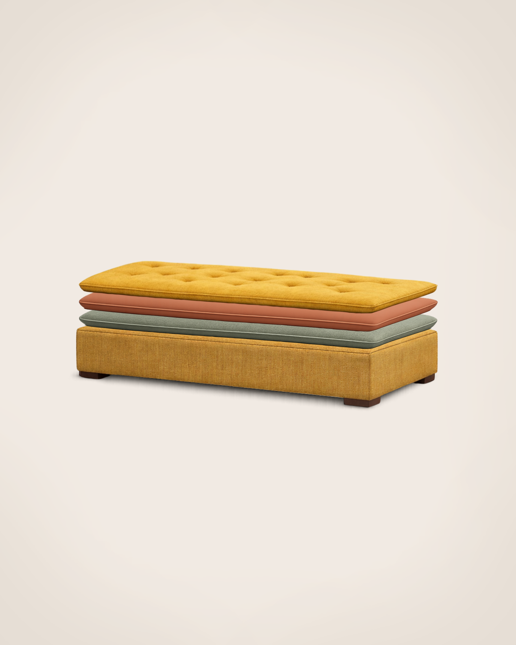 Divan Princesse - Structure Moutarde
