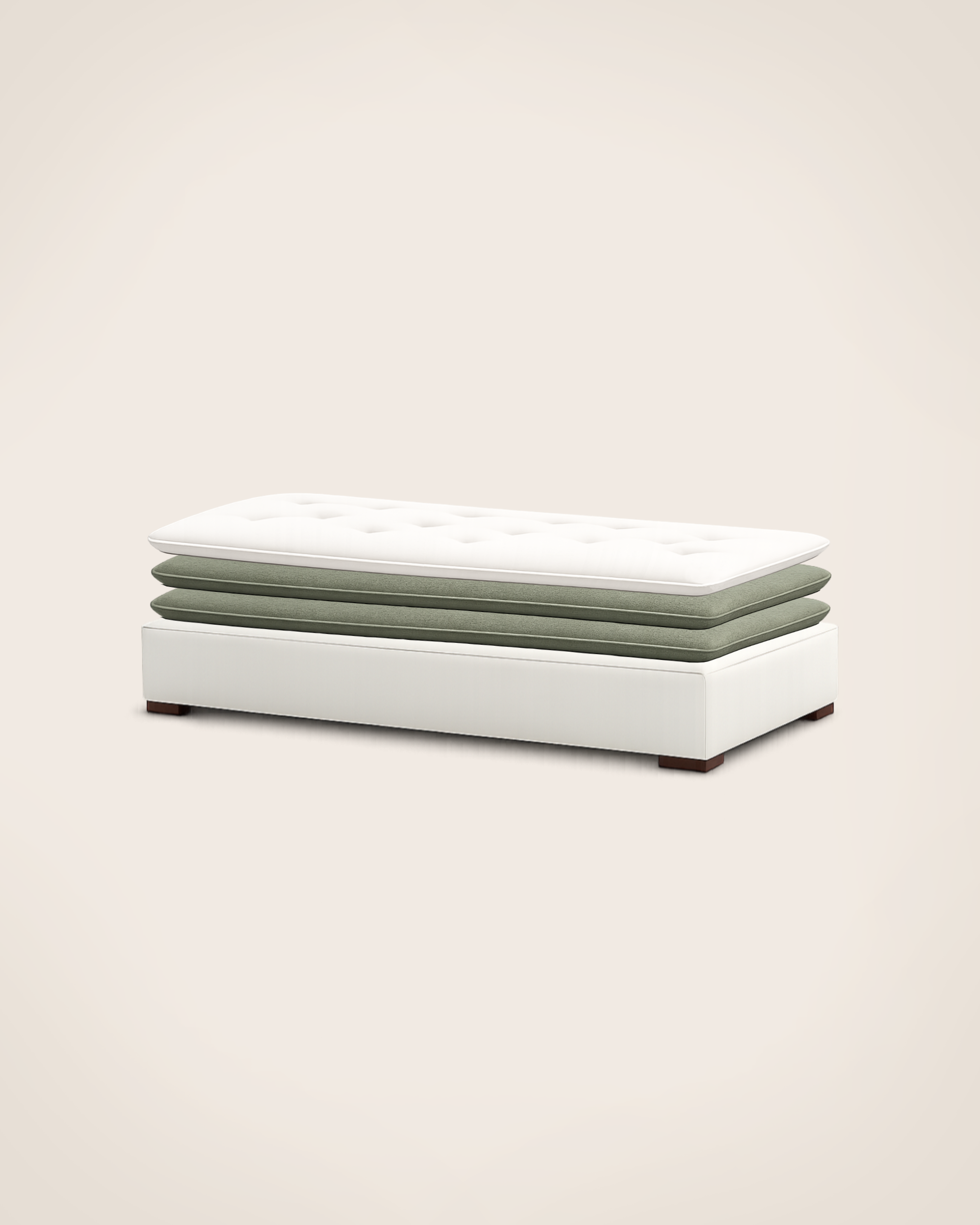 Divan Princesse - Structure Ecru